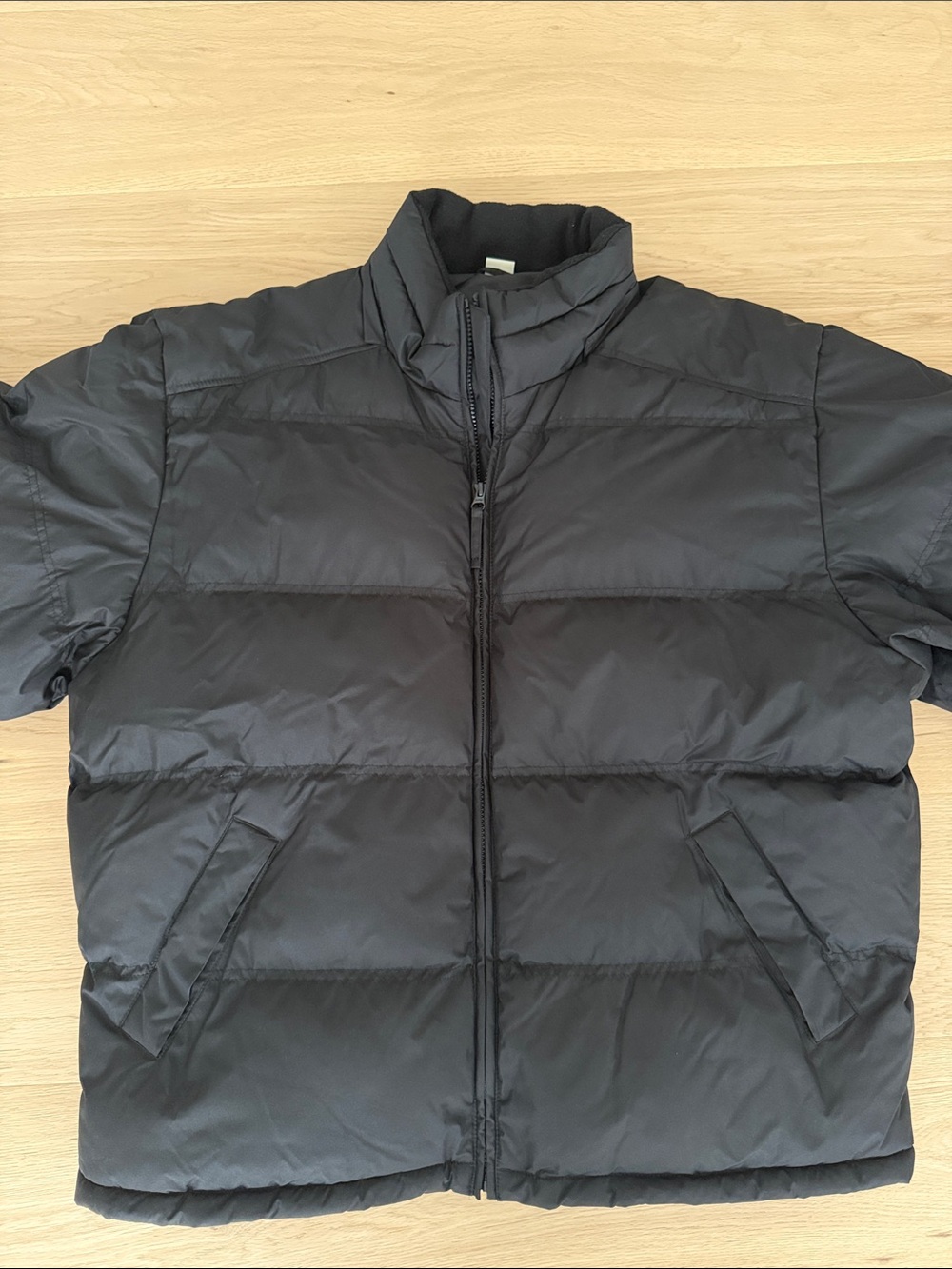 St Johns Bay Men's Black Puffer Jacket